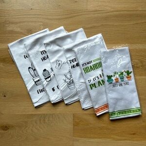 AMAZON | Bundle of 6 funny cactus hand towels